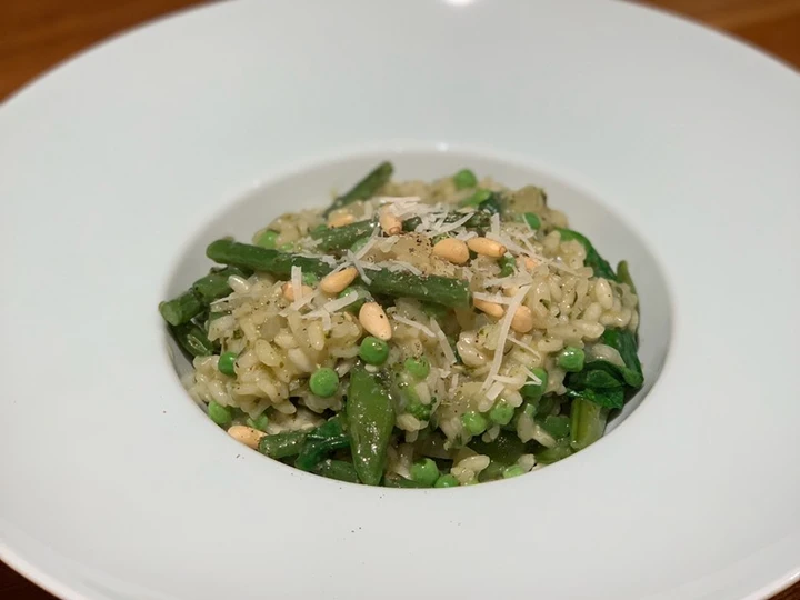 Recipe Green Veg & Pesto Risotto the Perfect So Delicious