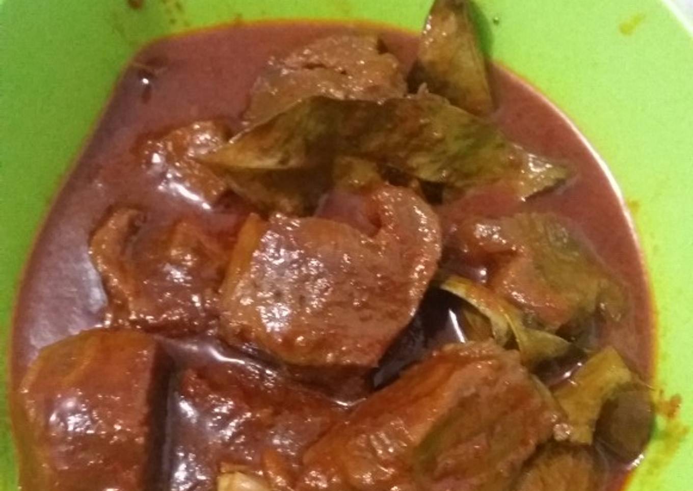 Rendang daging