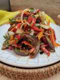 Berenjenas al estilo coreano. Ensalada de berenjenas