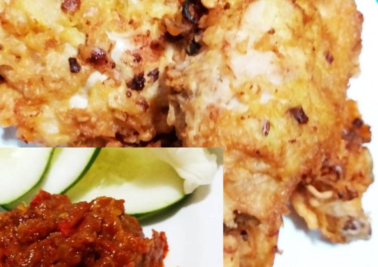 Bagaimana Membuat *Ayam Tepung Sambal Terasi*, Menggugah Selera