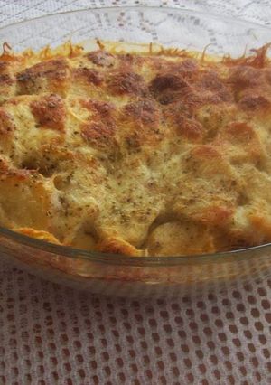 Tejszínes rakott krumpli recept fotója