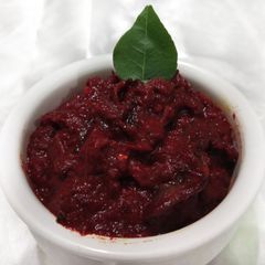 A picture of Tomato-Beetroot Chutney.
