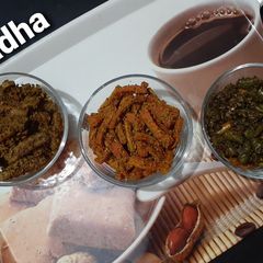 A picture of Non-oil or less oil carrot radish pickle.
