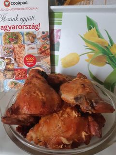 Tepsiben sült csirke recept fotója