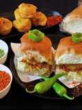 Mumbai street-style Vada Pav
