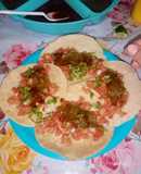 Tacos de chorizo 😋!