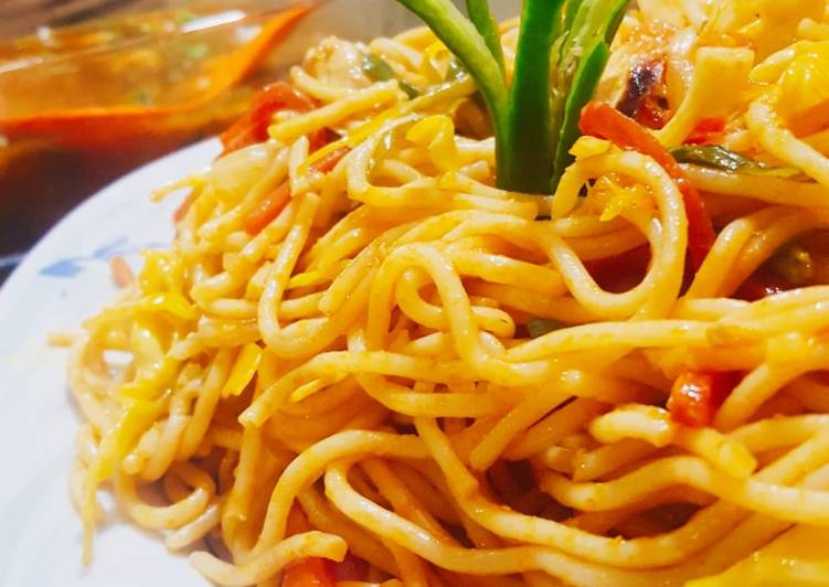 Recipe of Perfect Spaghetti and meat sauce