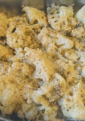 Una foto de Coliflor al roquefort