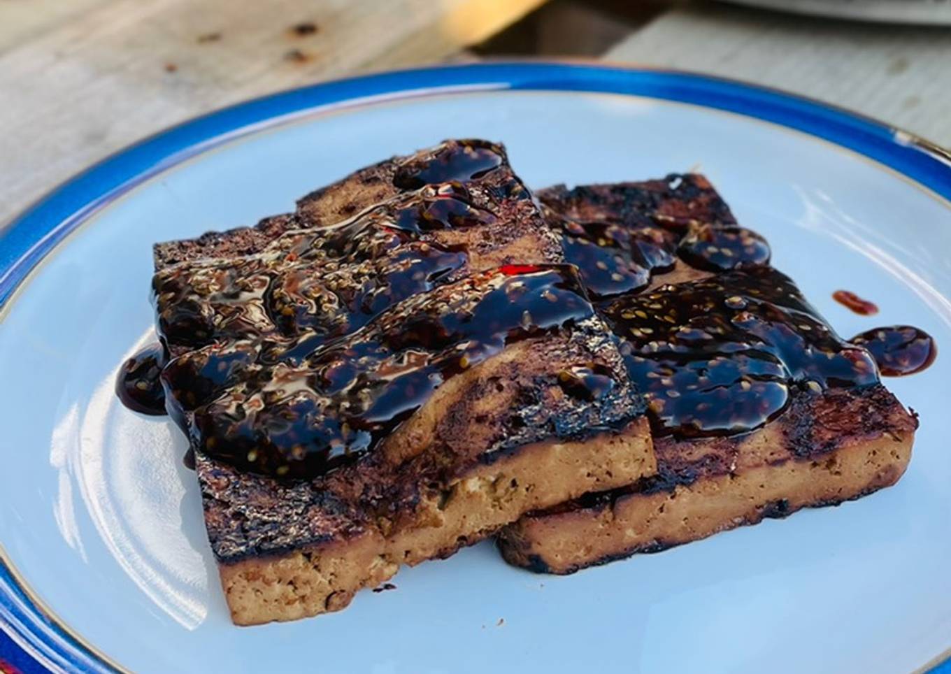 BBQ tofu teriyaki