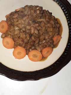 A picture of Local Jollof beans with carrot.