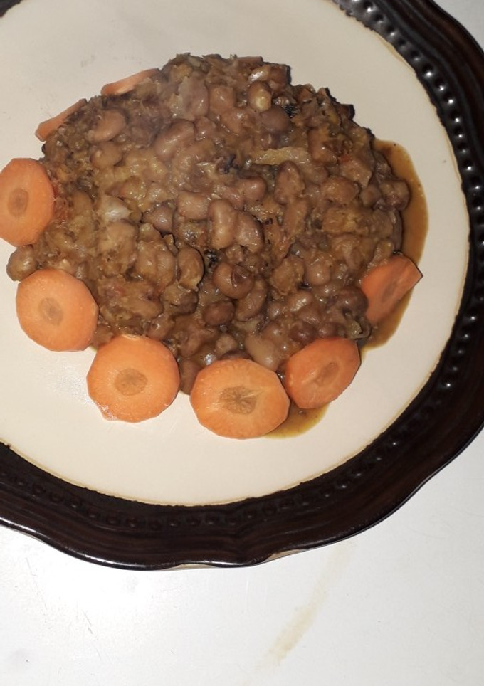 A picture of Local Jollof beans with carrot.
