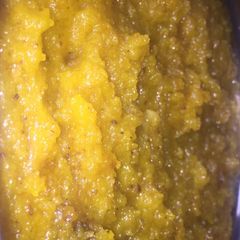 Moong dal halwa A picture of Moong dal halwa.