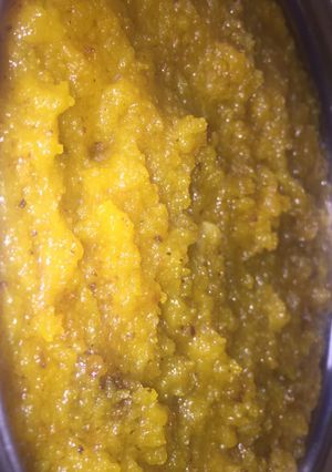 A picture of Moong dal halwa.