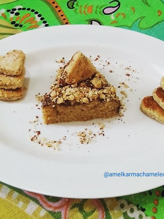 Foto resep Bolu Kacang (Peanut Cake with Cookie Crumble)