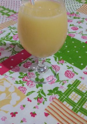Una foto de Licuado de Manzana y Pera