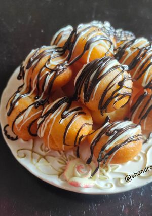 Foto resep Oliebollen / donat simple empuk