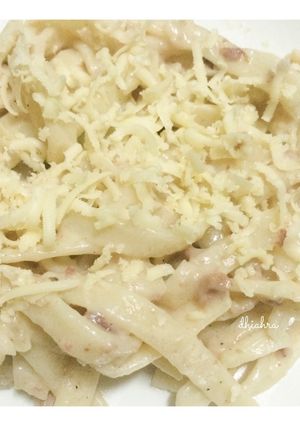 Foto resep Fettucine Carbonara