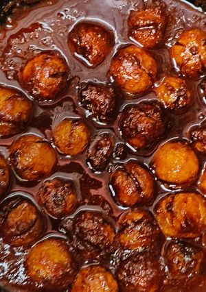 A picture of Amla pickle.
