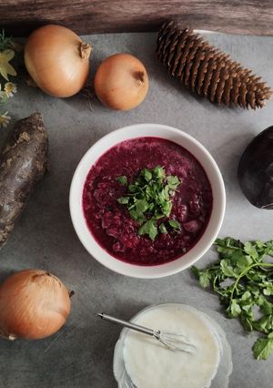 Une photo de Soupe bortsch