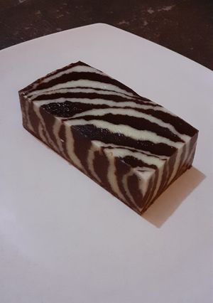 Foto resep Puding Zebra