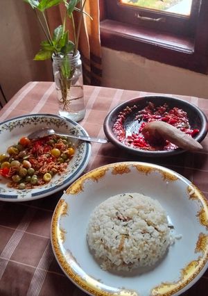 Foto resep Nasi Daun Jeruk Tumis Teri Cepokak Pedas