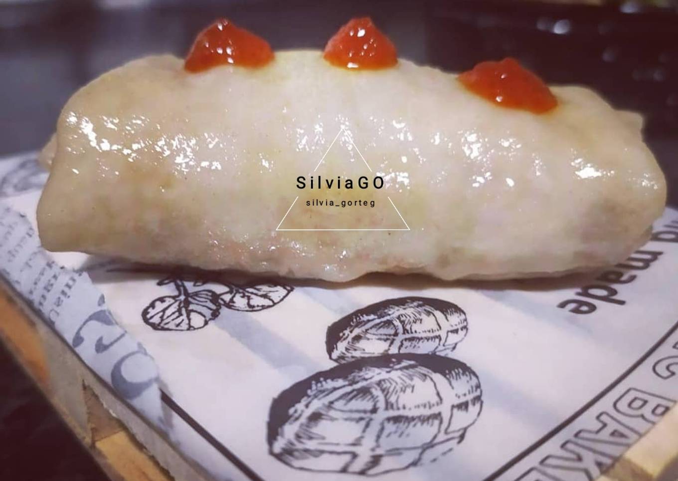 Crepes mandarines/ rollitos al vapor