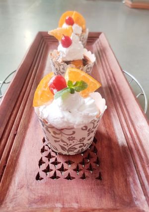 A picture of Orange Wheat Cup Cake.