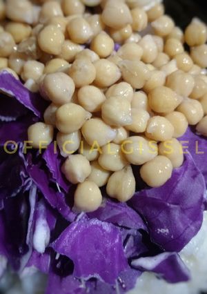 Una foto de Ensalada de arroz con garbanzos