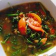 Tumis bayam pedas