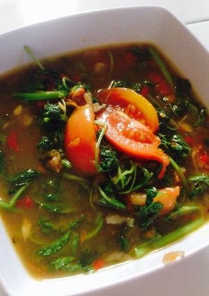 Foto resep Tumis bayam pedas