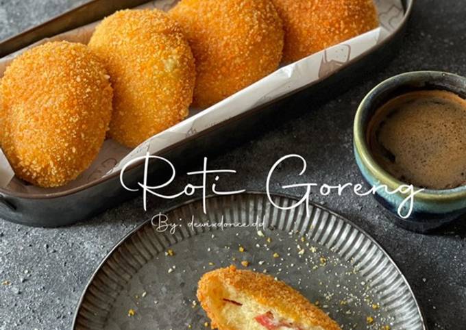 Yuk intip, Cara praktis membuat Roti goreng isi  istimewa