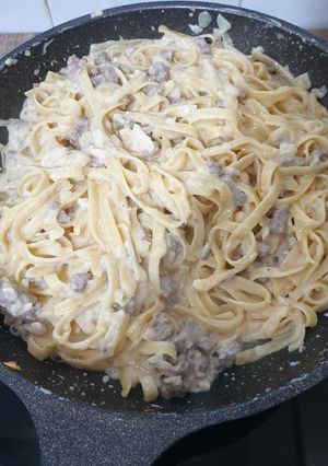 Foto resep Fettucini Carbonara