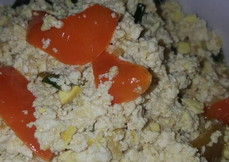 Resep Orak arik tahu pedas gurih yang Lezat Sekali