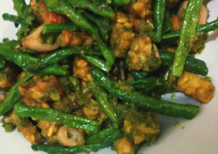 Recipe: Appetizing Cumi asin tempe kacang panjang lado mudo
