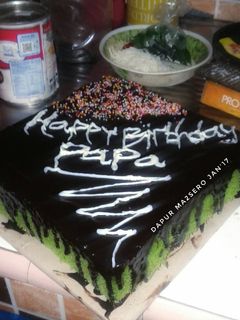 Foto resep Kue ulang tahun simpel dan sederhana
