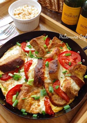 披蕯風麵包布丁 的食譜成品照片