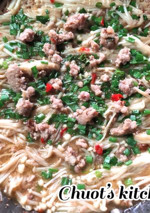 Hình của món Nấm Sốt Tương.