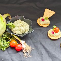 A picture of Baba ganoush.