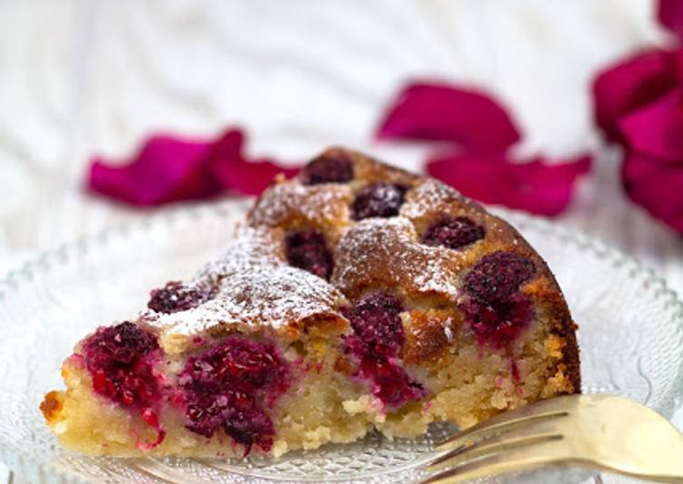 Manière simple pour Préparer Fait maison Fondant à l&#39;amande et framboise