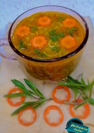 عکسی از دستور سوپ گندم و ورمیشل