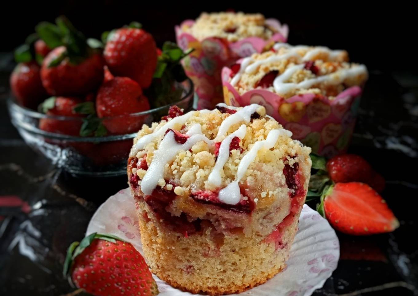 Strawberry Cheese Muffin