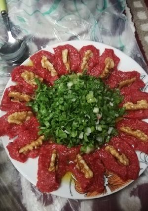 صورة لوصفة الكبة النية