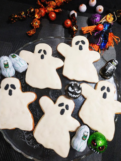 Foto principal de Galletitas Halloween: fantasmas sabor a miel