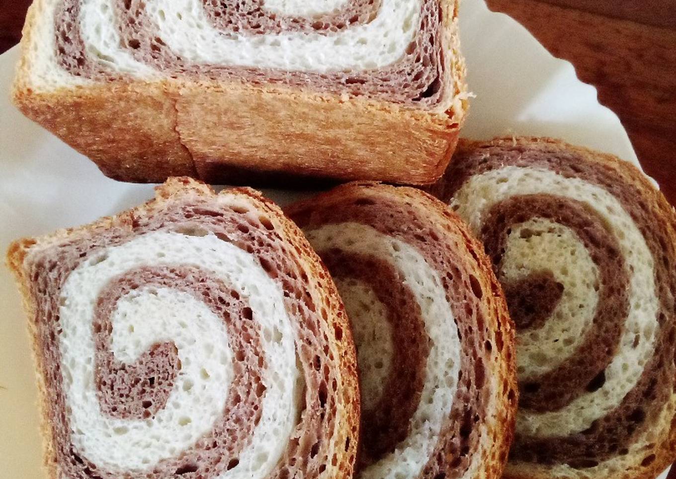 Chocolate swirl bread