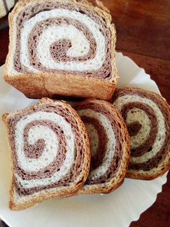 A picture of Chocolate swirl bread.