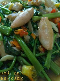 Foto resep Cumi cah kangkung