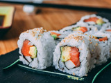 Alaska roll sushi