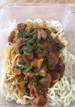 Foto resep Mie Siram Ampela Bayam
