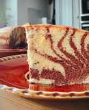 💚 Bánh Bông Lan Phô Mai Ca Cao Kiểu Ngựa Vằn 🦓 (Zebra Stripe Japanese Cotton Cheese Cake)