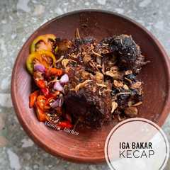A picture of Iga bakar kecap.